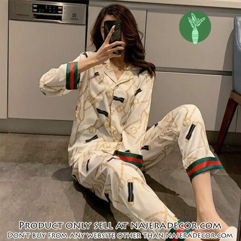 Trending luxury fashion gucci satin pajama set pjs1047 njr3808862